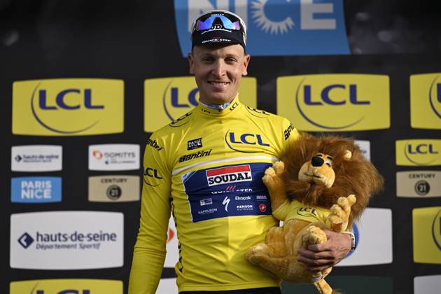 Paris - Nice 2025 - stage 2 BELLEGARDE, FRANCE - MARCH 10 : during stage 2 of the 83th edition of the Paris - Nice cycling race, a stage of 183,9km with start in Montesson and finish in Bellegarde on March 10, 2025 in Bellegarde, France, 10 03 2025 ( Motordriver Kenny Verfaillie - Bellegarde France  Copyright: xNicoxVereeckenx