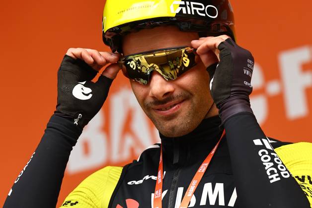 Belgian Victor Campenaerts of Team Visma-Lease a Bike pictured at the start of stage four of the 83th edition of the Paris-Nice cycling race, 163,4km from Vichy to La Loge des Gardes, France, Wednesday 12 March 2025. DAVIDxPINTENS  x114746426x