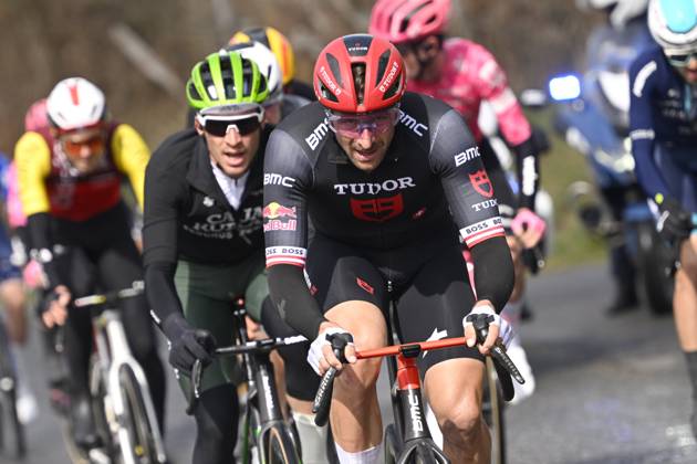 Paris - Nice 2025 - stage 4 LA LOGE DES GARDES, FRANCE - MARCH 12 : Haller Marco (AUT) of Tudor Pro Cycling Team during stage 4 of the 83th edition of the Paris - Nice cycling race, a stage of 163,4km with start in Vichy and finish in La Loge Des Gardes on March 12, 2025 in La Loge Des Gardes, France, 12 03 2025 ( Motordriver Kenny Verfaillie - La Loge Des Gardes France Copyright: xNicoxVereeckenx