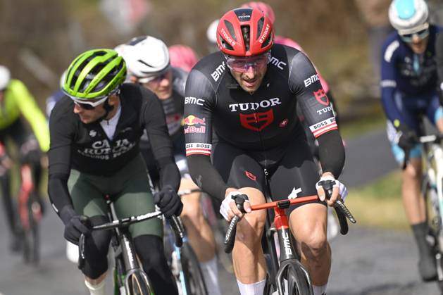 Paris - Nice 2025 - stage 4 LA LOGE DES GARDES, FRANCE - MARCH 12 : Haller Marco (AUT) of Tudor Pro Cycling Team during stage 4 of the 83th edition of the Paris - Nice cycling race, a stage of 163,4km with start in Vichy and finish in La Loge Des Gardes on March 12, 2025 in La Loge Des Gardes, France, 12 03 2025 ( Motordriver Kenny Verfaillie - La Loge Des Gardes France  Copyright: xNicoxVereeckenx