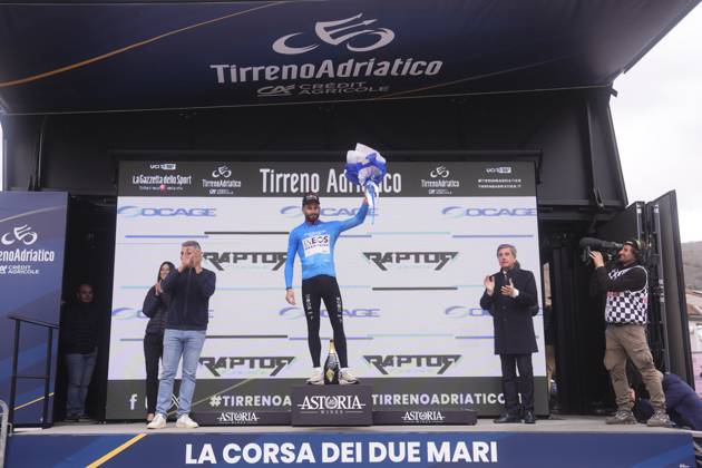 Ganna Filippo of Ineos Grenadiers during the 60th Tirreno - Adriatico 2025, Stage 4 from Norcia to Trasacco - on March 13, 2025 in Norcia, Umbria, Italy.  Copyright: xFabioxFerrari LaPressex
