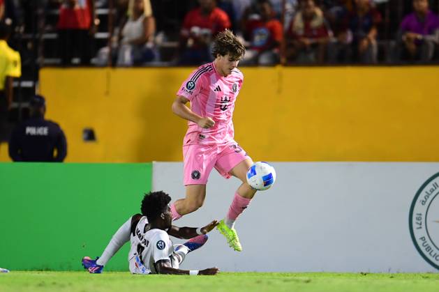 RECORD DATE NOT STATED Concacaf Champions Cup 2025 Cavalier vs Inter Miami Benjamin Cremaschi of Inter Miami during the round of 16 second leg match between Cavalier and Inter Miami as part of the CONCACAF Champions Cup 2025, at National Stadium on March 13, 2025 in Kingston, Jamaica. KINGSTON JAMAICA JAMAICA  Copyright: xAdrianxMaciasx 20250313203630_CCC_2025_R16_CAV_MIA_CREMASCHI45