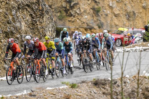 Paris - Nice 2025 - stage 7 AURON, FRANCE - MARCH 15 : Illustration picture during stage 7 of the 83th edition of the Paris - Nice cycling race, a stage of 109,3km with start in Nice and finish at Auron on March 15, 2025 in Auron, France, 15 03 2025 ( Motordriver Kenny Verfaillie - Auron France  Copyright: xNicoxVereeckenx