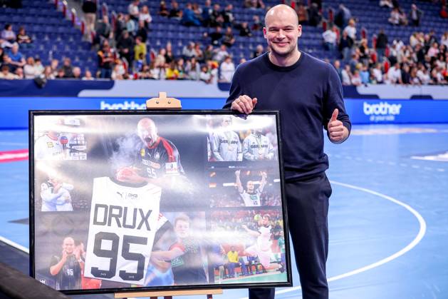 Handball, European Championship Qualifier, Germany - Austria, Farewell to Paul Drux
