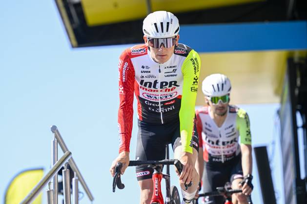 Paris - Nice 2025 - stage 8 NICE, FRANCE - MARCH 16 : Zimmermann Georg (GER) of Intermarche - Wanty before the start of the race during stage 8 and final stage of the 83th edition of the Paris - Nice cycling race, a stage of 119,9km with start and finish in Nice on March 16, 2025 in Nice, France, 16 03 2025 ( Motordriver Kenny Verfaillie - Nice France  Copyright: xNicoxVereeckenx