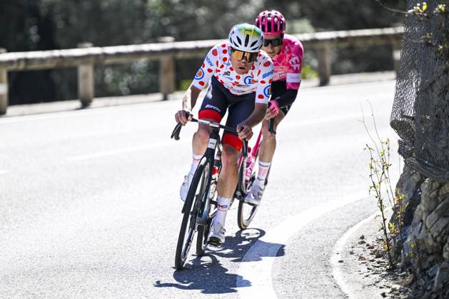 Paris - Nice 2025 - stage 8 NICE, FRANCE - MARCH 16 : Gachignard Thomas (FRA) of Team Totalenergies and Powless Neilson (USA) of Ef Education - Easypost in action during stage 8 and final stage of the 83th edition of the Paris - Nice cycling race, a stage of 119,9km with start and finish in Nice on March 16, 2025 in Nice, France, 16 03 2025 ( Motordriver Kenny Verfaillie - Nice France  Copyright: xNicoxVereeckenx
