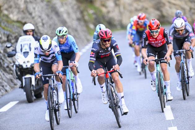 Paris - Nice 2025 - stage 8 NICE, FRANCE - MARCH 16 : Alaphilippe Julian (FRA) of Tudor Pro Cycling Team in action during stage 8 and final stage of the 83th edition of the Paris - Nice cycling race, a stage of 119,9km with start and finish in Nice on March 16, 2025 in Nice, France, 16 03 2025 ( Motordriver Kenny Verfaillie - Nice France  Copyright: xNicoxVereeckenx