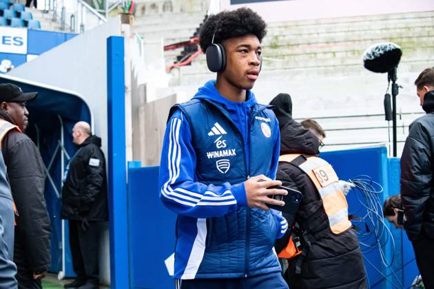 FOOTBALL : RC Strasbourg vs Toulouse FC - Ligue 1 - Journà e 26 - 16 03 2025 Samuel Amo-Ameyaw (RC Strasbourg) StrasbourgFrance Copyright: xBaptistexAutissierx