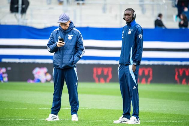 FOOTBALL : RC Strasbourg vs Toulouse FC - Ligue 1 - Journà e 26 - 16 03 2025 Reconnaissance Terrain des joueurs du RC Strasbourg StrasbourgFrance Copyright: xBaptistexAutissierx