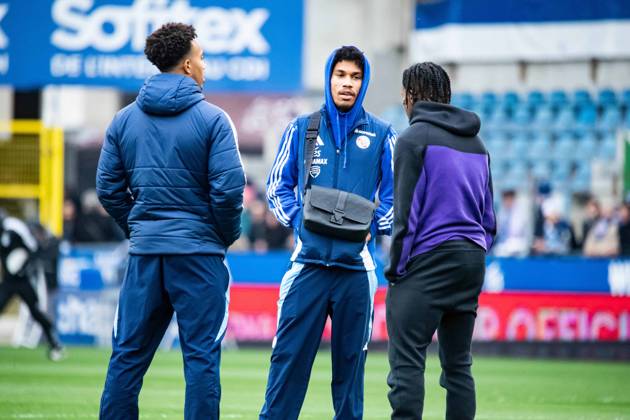 FOOTBALL : RC Strasbourg vs Toulouse FC - Ligue 1 - Journà e 26 - 16 03 2025 Reconnaissance Terrain des joueurs du RC Strasbourg StrasbourgFrance Copyright: xBaptistexAutissierx