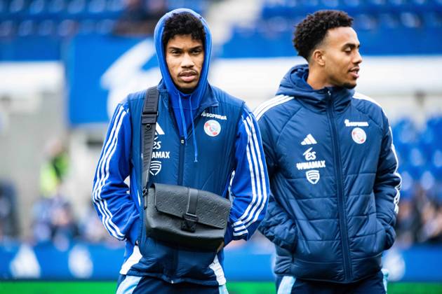 FOOTBALL : RC Strasbourg vs Toulouse FC - Ligue 1 - Journà e 26 - 16 03 2025 Reconnaissance Terrain des joueurs du RC Strasbourg StrasbourgFrance Copyright: xBaptistexAutissierx