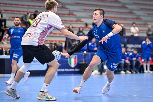 Handball, European Championship qualifier, Italy - Latvia