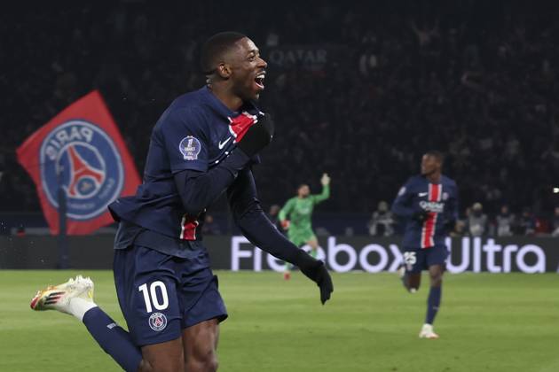 FOOTBALL : Paris Saint Germain Vs Olympique de Marseille - Ligue 1 - 16 03 2025 Joie - But de Ousmane Dembele (PSG) ParisFrance  Copyright: xMichtofx