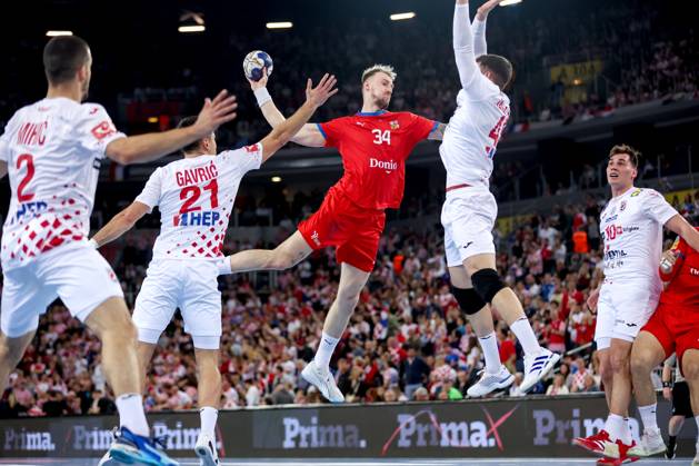 Handball, European Championship qualifier, Croatia - Czech Republic