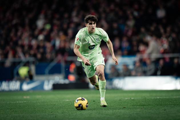 Atletico de Madrid v FC Barcelona, Barca - LaLiga EA Sports MADRID, SPAIN, MARCH 16: Pau Cubarsi of FC Barcelona during the LaLiga EA Sports match between Atletico de Madrid and FC Barcelona at Estadio Civitas Metropolitano on March 16, 2025 in Madrid, Spain. Madrid Estadio Civitas Metropolitano Madrid Spain Copyright: xAlexxPerezx AtleticodeMadridFCBarcelona16MARCH290