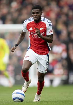 Arsenal FC v Chelsea FC - Premier League LONDON, ENGLAND - MARCH 16: Thomas Partey of Arsenal during the Premier League match between Arsenal FC and Chelsea FC at Emirates Stadium on March 16, 2025 in London, England. London Emirates Stadium England United Kingdom Copyright: xVisionhausx 776173156