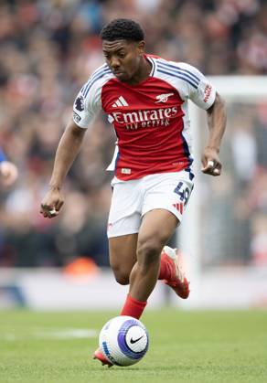 Arsenal FC v Chelsea FC - Premier League LONDON, ENGLAND - MARCH 16: Myles Lewis-Skelly of Arsenal during the Premier League match between Arsenal FC and Chelsea FC at Emirates Stadium on March 16, 2025 in London, England. London Emirates Stadium England United Kingdom Copyright: xVisionhausx 776173156