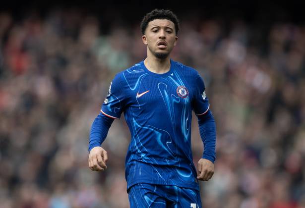 Arsenal FC v Chelsea FC - Premier League LONDON, ENGLAND - MARCH 16: Jadon Sancho of Chelsea during the Premier League match between Arsenal FC and Chelsea FC at Emirates Stadium on March 16, 2025 in London, England. London Emirates Stadium England United Kingdom Copyright: xVisionhausx 776173156