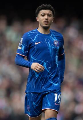 Arsenal FC v Chelsea FC - Premier League LONDON, ENGLAND - MARCH 16: Jadon Sancho of Chelsea during the Premier League match between Arsenal FC and Chelsea FC at Emirates Stadium on March 16, 2025 in London, England. London Emirates Stadium England United Kingdom Copyright: xVisionhausx 776173156