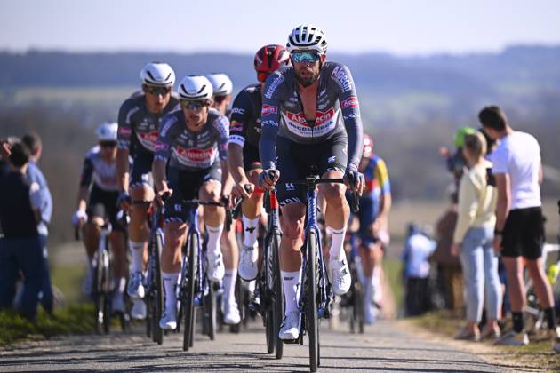 Danilith Nokere Koerse 2025 cycling race NOKERE, BELGIUM - MARCH 19 : Janssens Jimmy (BEL) of Alpecin - Deceuninck during the Men Elite UCI 1.Pro 78th Danilith Nokere Koerse cycling race with start in Deinze and finish in Nokere (188,2 km) on March 19, 2025 in Nokere, Belgium, 19 03 2025 ( Motordriver Rodrique Verfaillie & Nokere Belgium  Copyright: xTomasxSiskx