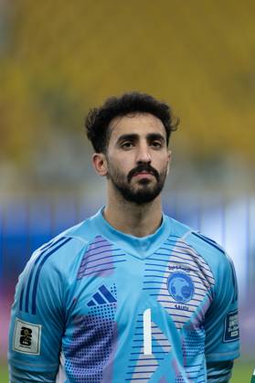 Saudi Arabia vs China - AFC Asian Qualifiers RIYADH, SAUDI ARABIA - March 20: Nawaf Al-Aqidi of Team Saudi Arabia during line up prior to AFC Asian Qualifiers game between Saudi Arabia and China at Al-Awwal Park on March 20, 2025 in Riyadh, Saudi Arabia. Riyadh Saudi Arabia Copyright: xAbdullahxAhmedx
