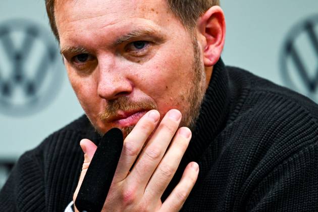 Julian Nagelsmann Germany, Coach , GER, DFB Soccer National Team Men, MD 1 Press Conference before Germany vs. Italy, UEFA Nations League Quarterfinals GER, DFB Soccer National Team Men, MD 1 Press Conference before Germany vs. Italy, UEFA Nations League Quarterfinals Dortmund Copyright: xEibner-Pressefoto FlorianxWiegandx EP_FWD
