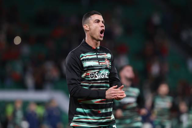2025 03 23 xJAx Portugal, Lisbon Estadio Jose Alvalade UEFA Nations League 2025 Quarter finals Portugal Denmark v l , Cristiano Ronaldo Portugal greets the fans Copyright: JoaquimxFerreira