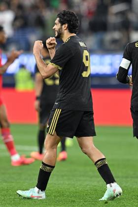 RECORD DATE NOT STATED IV CONCACAF NATIONS LEAGUE 2024-2025 Mexico vs Panama - Final Raul Jimenez celebrates his goal 2-1 of Mexico during the Final match between Mexican national team, Nationalteam (Mexico) and Panama as part Final Four of the Concacaf Nations League 2024-2025 at SoFi Stadium on March 23, 2025 in Inglewood, Los Angeles, California, United States. INGLEWOOD LOS ANGELES CALIFORNIA UNITED STATES Copyright: xDavidxLeahx 20250323215438_CNL_2025_F_MEX_PAN_JIMENEZ242