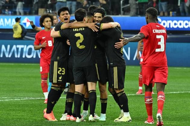 RECORD DATE NOT STATED IV CONCACAF NATIONS LEAGUE 2024-2025 Mexico vs Panama - Final Raul Jimenez celebrates his goal 2-1 of Mexico during the Final match between Mexican national team, Nationalteam (Mexico) and Panama as part Final Four of the Concacaf Nations League 2024-2025 at SoFi Stadium on March 23, 2025 in Inglewood, Los Angeles, California, United States. INGLEWOOD LOS ANGELES CALIFORNIA UNITED STATES Copyright: xDavidxLeahx 20250323215630_CNL_2025_F_MEX_PAN_JIMENEZ246