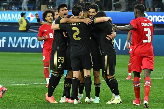 RECORD DATE NOT STATED IV CONCACAF NATIONS LEAGUE 2024-2025 Mexico vs Panama - Final Raul Jimenez celebrates his goal 2-1 of Mexico during the Final match between Mexican national team, Nationalteam (Mexico) and Panama as part Final Four of the Concacaf Nations League 2024-2025 at SoFi Stadium on March 23, 2025 in Inglewood, Los Angeles, California, United States. INGLEWOOD LOS ANGELES CALIFORNIA UNITED STATES Copyright: xDavidxLeahx 20250323215633_CNL_2025_F_MEX_PAN_JIMENEZ248