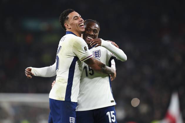 England v Latvia Eberechi Eze of England celebrates his goal in the 76th minute for 3-0 during the England v Latvia UEFA World Cup Qualifier Group K match at Wembley Stadium, London, England, United Kingdom on 24 March 2025 Credit: Katie Chan Every Second Media Editorial use only. All images are copyright Every Second Media Limited. No images may be reproduced without prior permission. Copyright: xIMAGO EveryxSecondxMediax ESM-1391-0046 KatiexChanx xEveryxSecondxMediax