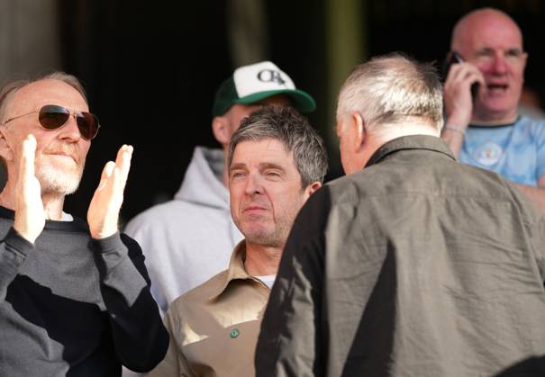 Bournemouth v Manchester City, FA Cup quarter-finals, Football, Vitality Stadium, Bournemouth, UK - 30 Mar 2025 Singer Noel Gallagher watches the game amongst the City fans. Bournemouth Vitality Stadium Bournemouth GBR, UK NEWSPAPERS OUT Copyright: xSeanxRyanx