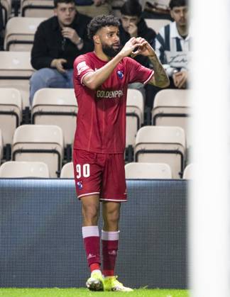 Boavista FC v Gil Vicente FC - Liga Portugal Betclic Pablo for Gil Vicente FC celebrates scoring goals in the Portuguese Primeira Liga soccer match between Boavista FC and Gil Vicente at Estadio do Bessa in Porto, Portugal, on April 1, 2025. Porto Portugal  Copyright: xRitaxFrancax originalFilename:franca-boavista250401_npEN2