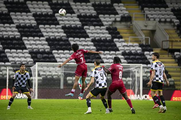 Boavista FC v Gil Vicente FC - Liga Portugal Betclic Tidjany Toure of Gil Vicente FC is in action during the Portuguese Primeira Liga football match at Estadio do Bessa in Porto, Portugal, on April 1, 2025 Porto Portugal  Copyright: xRitaxFrancax originalFilename:franca-boavista250401_npxtV