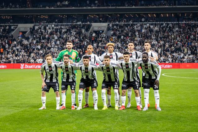 Besiktas v Goztepe - Ziraat Turkish Cup - Quarter Final Besiktas team photography just before the match between Besiktas and Goztepe at the the quarter final of Turkish Cup. The match took place at Tupras Stadium on April 3, 2025 Istanbul Istanbul Turkey Copyright: xBurakxBasturkx