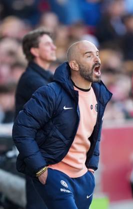 Brentford v Chelsea, Premier League, Football, Gtech Community Stadium, Brentford London, UK - 06 Apr 2025 Enzo Maresca manager of Chelsea Brentford Gtech Community Stadium London GBR, UK NEWSPAPERS OUT Copyright: xSeanxRyanx
