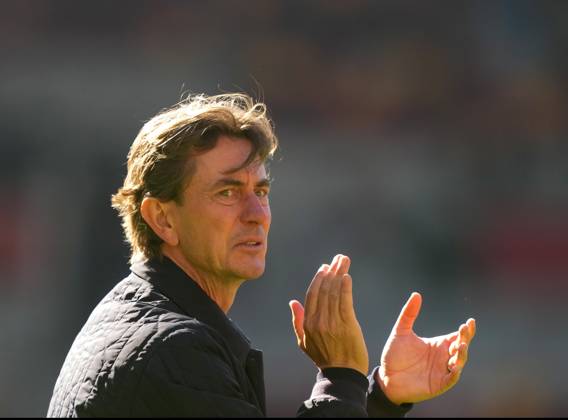 Brentford v Chelsea, Premier League, Football, Gtech Community Stadium, Brentford London, UK - 06 Apr 2025 Thomas Frank manager of Brentford Brentford Gtech Community Stadium London GBR, UK NEWSPAPERS OUT Copyright: xSeanxRyanx