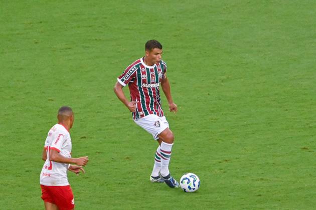 Fluminense x RedBull Bragantino RIO DE JANEIRO, RJ - 06.04.2025: FLUMINENSE X REDBULL BRAGANTINO - Thiago Silva during Fluminense x RedBull Bragantino held at Maracanã Stadium, for the 2nd round of the 2025 Brazilian Championship, on Sunday afternoon (06), in Rio de Janeiro, RJ. (Photo: Celso Pupo Fotoarena) x2717536x CelsoxPupo