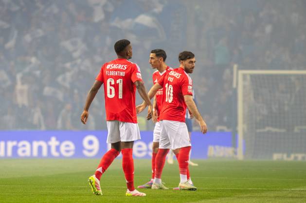 FC Porto v Lisboa e Benfica - Liga Portugal Betclic The Benfica team stands before the match of the 28th round of the Portugal League 2024 25 between FC Porto and SL Benfica at Estadio do Dragao in Porto, Portugal, on April 6, 2025. Porto Portugal Copyright: xSergioxMendesx originalFilename:pereira-fcportov240406_npbjI