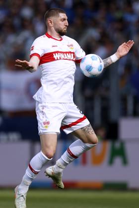 CHABOT Julian Team VfB Stuttgart DFL Fussball Bundesliga Saison 2024 2025 BL Spiel VfL Bochum VfB Stuttgart 0 4 am 05 04 2025 in Bochum DFL REGULATIONS PROHIBIT ANY USE OF PHOTOGRAPHS as IMAGE SEQUENCES and or QUASI VIDEO Copyright: xLacixPerenyix