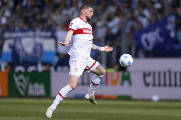 CHABOT Julian Team VfB Stuttgart DFL Fussball Bundesliga Saison 2024 2025 BL Spiel VfL Bochum VfB Stuttgart 0 4 am 05 04 2025 in Bochum DFL REGULATIONS PROHIBIT ANY USE OF PHOTOGRAPHS as IMAGE SEQUENCES and or QUASI VIDEO Copyright: xLacixPerenyix