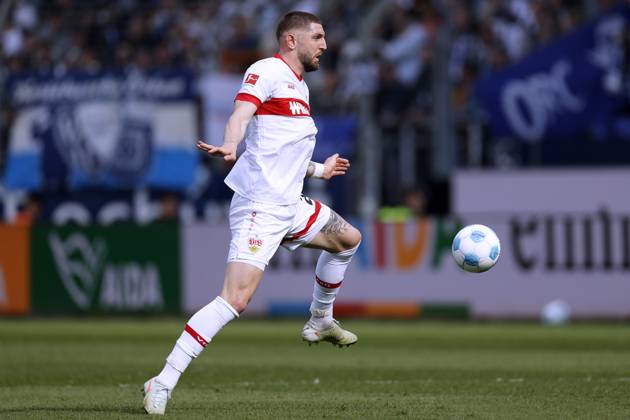CHABOT Julian Team VfB Stuttgart DFL Fussball Bundesliga Saison 2024 2025 BL Spiel VfL Bochum VfB Stuttgart 0 4 am 05 04 2025 in Bochum DFL REGULATIONS PROHIBIT ANY USE OF PHOTOGRAPHS as IMAGE SEQUENCES and or QUASI VIDEO Copyright: xLacixPerenyix