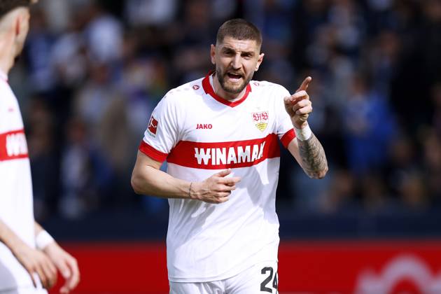 CHABOT Julian Team VfB Stuttgart DFL Fussball Bundesliga Saison 2024 2025 BL Spiel VfL Bochum VfB Stuttgart 0 4 am 05 04 2025 in Bochum DFL REGULATIONS PROHIBIT ANY USE OF PHOTOGRAPHS as IMAGE SEQUENCES and or QUASI VIDEO Copyright: xLacixPerenyix