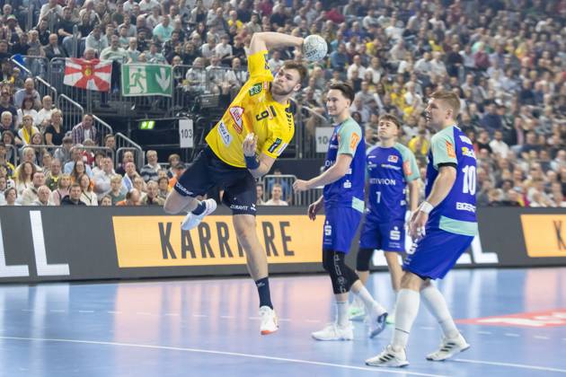 Handball, DHB Cup, Final 4, match for 3rd place, Rhein-Neckar Löwen - HBW Balingen-Weilstetten