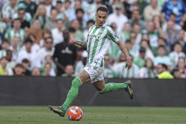 ESP: Real Betis - Villarreal CF. La Liga EA Sports. Date 31 Antony Dos Santos of Real Betis during the La Liga EA Sports, date 31 between Real Betis and Villarreal CF played at Benito Villamarin Stadium on April 13, 2024 in Sevilla, Spain. kpng Copyright: xPressinphotox AP_250413_BET_VIL_010