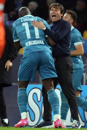 NAPLES, ITALY - APRIL14: Romelu Lukaku of SSC Napoli during the Serie A match between SSC Napoli and Empoli FC at Stadio Diego Armando Maradona on April 14, 2025 in Naples, Italy Copyright: xFOTOAGENZIAx