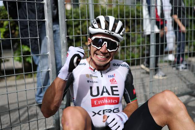 Alves Oliveira Ivo Emanuel Of Uae Team Emirates Xrg winner of the stage during the Giro d™Abruzzo, stage from Tocco da Casauria to Penne (138 km) - Abruzzo, Italy- Wednesday, April 16, 2025. - cycling .  Copyright: xAlessandroxGarofalo LaPressex