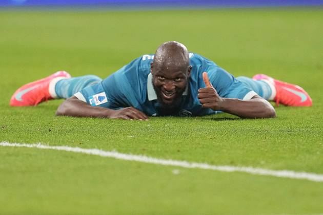 NAPLES, ITALY - APRIL14: Romelu Lukaku of SSC Napoli during the Serie A match between SSC Napoli and Empoli FC at Stadio Diego Armando Maradona on April 14, 2025 in Naples, Italy Copyright: xFOTOAGENZIAx
