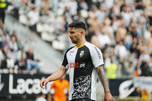 April 18, 2025, Faro, Portugal - Liga Portugal Betclic, Round 30, SC Farense v Boavista FC, 19 Rui Costa of SC Farense in action during the football match between SC Farense and Boavista FC Copyright: xNunoxPiresxVelosox