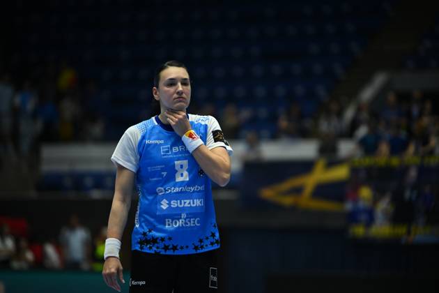 CSM Bucharest vs Team Esbjerg Cristina Neagu of CSM Bucharest in action during the EHF Champions League Women 2024 25 Quarter-finals game between CSM Bucharest and Team Esbjerg in Bucharest, April 20, 2025. Alex Nicodim Imago Images Copyright: xAlexxNicodimx
